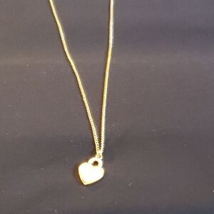 Pink Gold Heart Necklace